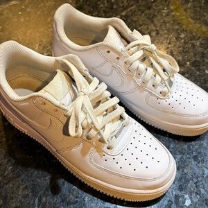 Nike Classic White Lace-Up Sneakers